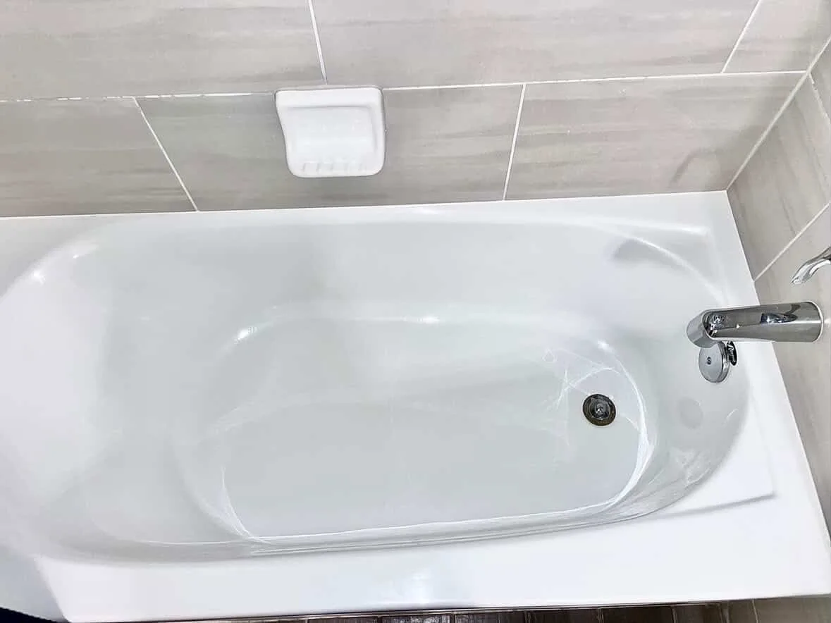 Sparkling clean bathroom after professional house cleaning by Pristine Cleaning Gurus